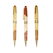 New Gift Wood Ball Pen Twisting Ballpoint Pen